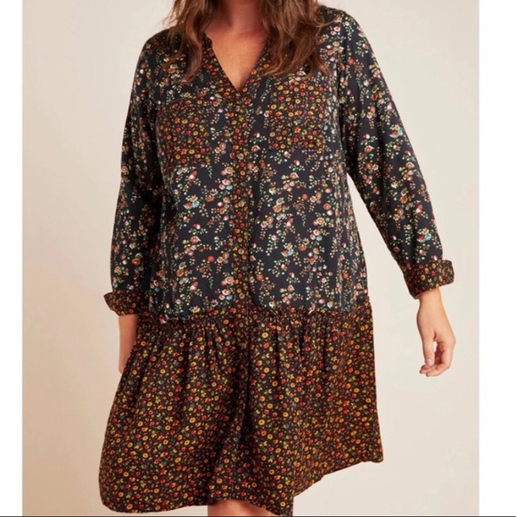 Anthropologie Dresses & Skirts - Anthropologie Maeve Marlie Floral Button Dress - 18 W